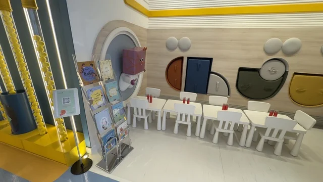 أجواء تعليمية ممتعة فى المملكة العربية السعودية ، معرض اللغة العربية للأطفال فى مقر مجمع الملك سلمان العالمي للغة العربية في حي الورود بالرياض، يوم ١١ من ديسمبر 2025 ، تنمية مهارات القراءة والتعبير، أنشطة ثقافية وترفيهية للأطفال، تجربة تعليمية تفاعلية