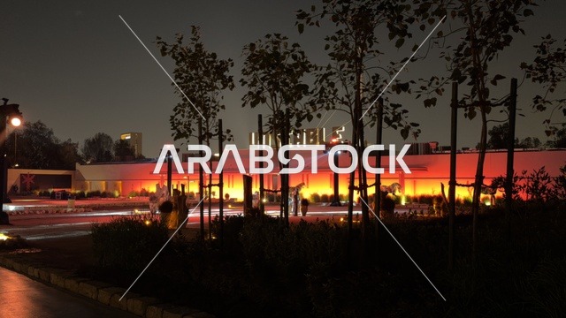 Various bars and kiosks, entertainment activities and family experiences, a unique winter shopping experience, Winter Bazaar in Riyadh, Saudi Arabia, on December 12, 2025, local and creative products, warm winter atmosphere.