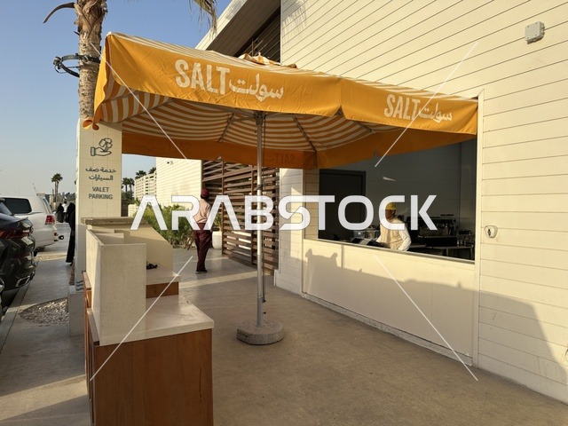 Salt Restaurant offers takeout and delivery. Salt Al Bahr is a family-friendly beach and entertainment destination located on the Corniche Road in Al Khobar, Saudi Arabia. Further renovations and upgrades are scheduled for January 3, 2026. Pet-friendly.