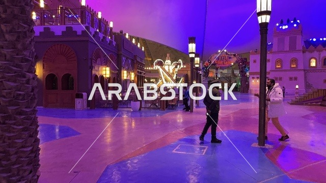 مدينة 6 فلاجز القدية في ثاني يوم من الافتتاح 1 يناير 2026 ، اكبر مشروع عملاق لمدينة ترفيهية تحمل علامة ستة أعلام التجارية في السعودية، أول منتزه ترفيهي لستة أعلام خارج أميركا الشمالية، استراتيجية رؤية السعودية 2030