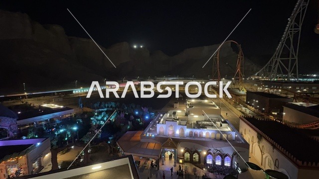 أول منتزه ترفيهي لستة أعلام خارج أميركا الشمالية، مدينة 6 فلاجز القدية في ثاني يوم من الافتتاح 1 يناير 2026 ، اكبر مشروع عملاق لمدينة ترفيهية تحمل علامة ستة أعلام التجارية في السعودية، استراتيجية رؤية السعودية 2030