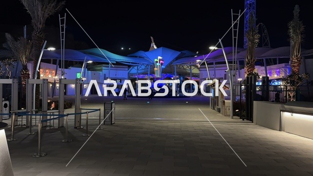 مدينة 6 فلاجز القدية في ثاني يوم من الافتتاح 1 يناير 2026 ، اكبر مشروع عملاق لمدينة ترفيهية تحمل علامة ستة أعلام التجارية في السعودية، أول منتزه ترفيهي لستة أعلام خارج أميركا الشمالية، استراتيجية رؤية السعودية 2030