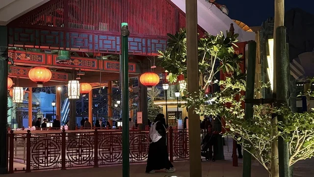 Visitors roamed around Six Flags Qiddiya on the second day of its opening, January 1, 2026, as part of Saudi Vision 2030, the largest giant project for an amusement park bearing the Six Flags brand in Saudi Arabia, the first Six Flags theme park outside North America.