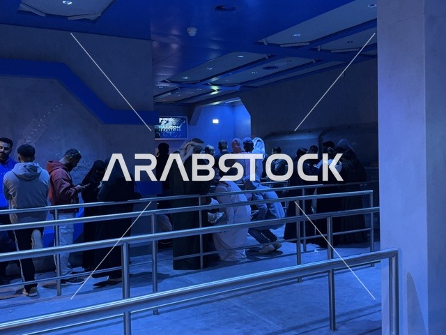 Spending quality time with family, visitors toured the Six Flags Qiddiya on the second day of its opening, January 1, 2026, as part of Saudi Vision 2030 strategy, the largest giant project for an amusement park bearing the Six Flags brand in Saudi Arabia, the first Six Flags theme park outside North America.