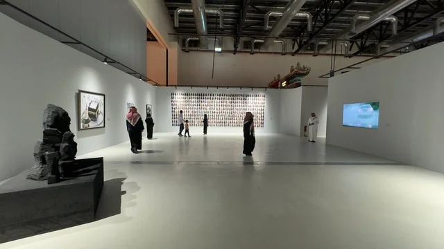 Performing and musical arts reflecting cultural and civilizational exchange, an event between two cultures (Saudi Arabia and China) at the Al-Malfa Hall in the Misk City in Riyadh on December 24, 2025, the Chinese street experience, a joint art exhibition, live artistic performances.