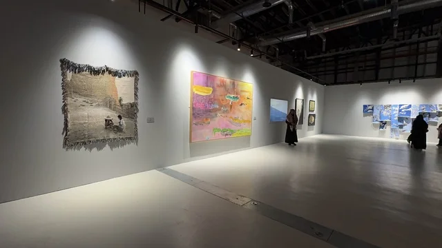 Performing and musical arts reflecting cultural and civilizational exchange, an event between two cultures (Saudi Arabia and China) at the Al-Malfa Hall in the Misk City in Riyadh on December 24, 2025, the Chinese street experience, a joint art exhibition, live artistic performances.