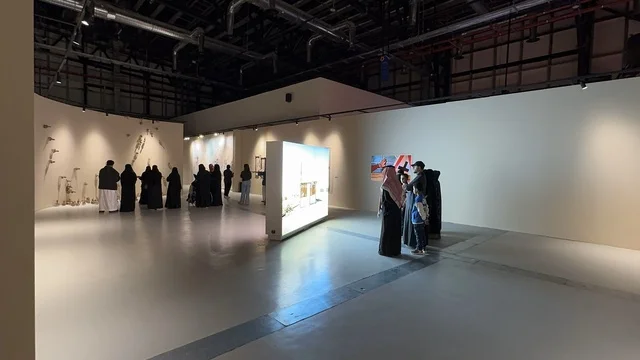 Performing and musical arts reflecting cultural and civilizational exchange, an event between two cultures (Saudi Arabia and China) at the Al-Malfa Hall in the Misk City in Riyadh on December 24, 2025, the Chinese street experience, a joint art exhibition, live artistic performances.
