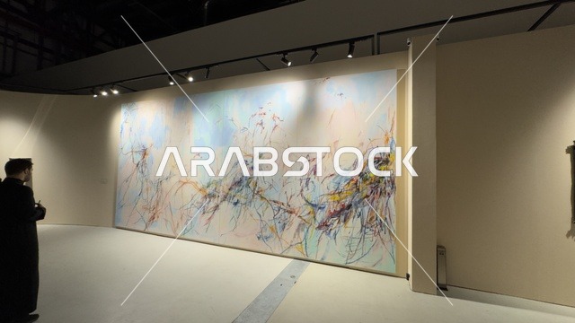 فنون أدائية وموسيقية تعكس التبادل الثقافي والحضاري ، فعالية بين ثقافتين (السعودية والصين) في قاعة  الملفى بمدينة مسك بالرياض يوم 24 ديسمبر 2025  ، تجربة الشارع الصيني، معرض فني مشترك ، عروض فنية حية