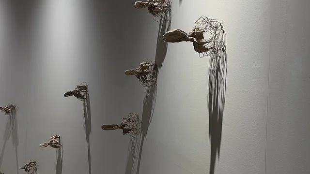 A complete visual experience, a joint art exhibition, performing and musical arts reflecting cultural and civilizational exchange, an event between two cultures (Saudi Arabia and China) at the Al-Malfa Hall in the Misk City in Riyadh on December 24, 2025, the Chinese street experience, a joint art exhibition, live artistic performances.