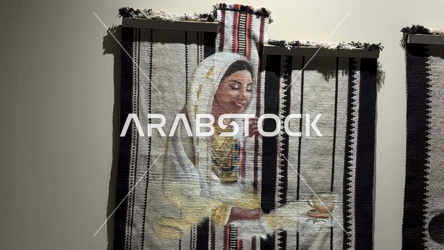 A complete visual experience, a joint art exhibition, performing and musical arts reflecting cultural and civilizational exchange, an event between two cultures (Saudi Arabia and China) at the Al-Malfa Hall in the Misk City in Riyadh on December 24, 2025, the Chinese street experience, a joint art exhibition, live artistic performances.