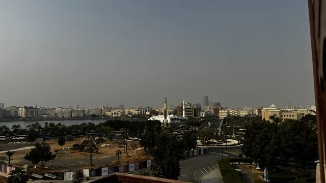 The contrast between the old and the modern in the region, the historical city in Jeddah with its ancient Arab and Islamic architectural design, historical tourist sites in the Kingdom of Saudi Arabia, historical landmarks in Jeddah Al-Balad, the historical city of Jeddah, and the archaeological buildings in the historical district of Jeddah.