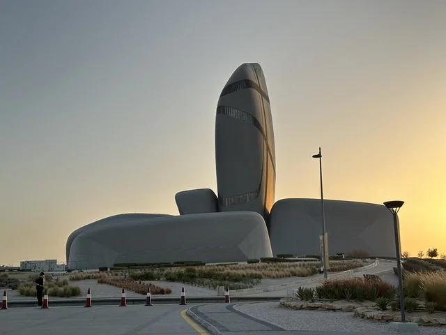 Entrance to the Food Festival at the Ithra Outdoor Gardens in Dhahran, Eastern Province, Saudi Arabia, on December 28, 2025. International and local restaurants, family-friendly and entertaining atmosphere, global tasting experience, enjoyable outdoor seating.