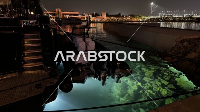 أجواء فاخرة تجمع الترفيه والاستجمام، نادي اليخوت فى جدة، المملكة العربية السعودية، مرافق سياحية وترفيهية راقية، وجهة بحرية ساحلية على ساحل البحر الأحمر، تصميم معماري عصري، مطاعم ومقاهي مطلة على المارينا، مراسي يخوت حديثة وخدمات بحرية متطورة