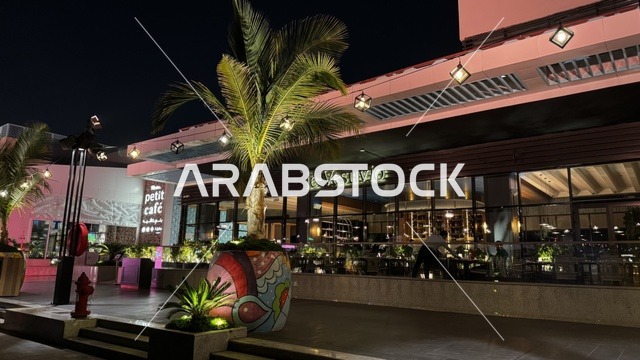 وجهة بحرية ساحلية على ساحل البحر الأحمر، نادي اليخوت فى جدة، المملكة العربية السعودية، مرافق سياحية وترفيهية راقية، تصميم معماري عصري، مطاعم ومقاهي مطلة على المارينا،  أجواء فاخرة تجمع الترفيه والاستجمام، مراسي يخوت حديثة وخدمات بحرية متطورة