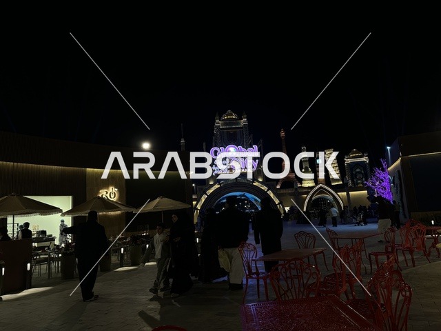 المدينة العالمية يناير 2026 على ضفاف الخليج العربي وبحيرة سيهات في المنطقة الشرقية الدمام، وجهة ترفيهية وثقافية موسمية، مكان لقضاء وقت ممتع مع العائلة