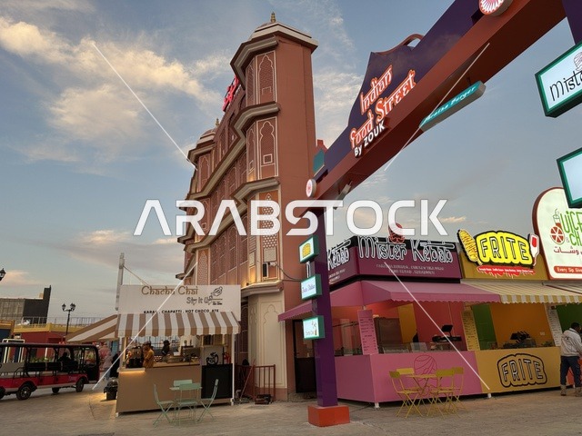 An enjoyable entertainment experience, get to know the cultures of different countries, a place to spend quality time with family, a seasonal entertainment and cultural destination, the Indian pavilion in the Global City January 2026 on the shores of the Arabian Gulf and Lake Sehat in the Eastern Province of Dammam.