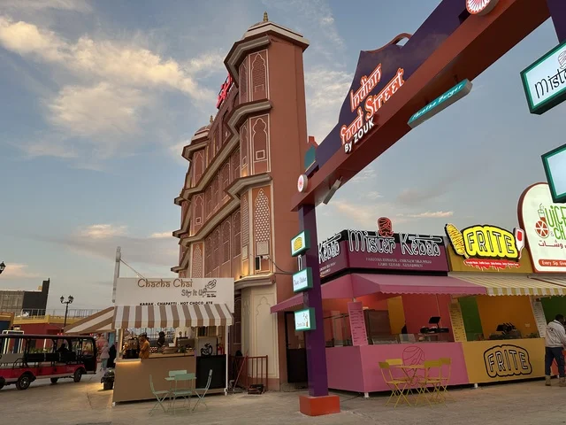 An enjoyable entertainment experience, get to know the cultures of different countries, a place to spend quality time with family, a seasonal entertainment and cultural destination, the Indian pavilion in the Global City January 2026 on the shores of the Arabian Gulf and Lake Sehat in the Eastern Province of Dammam.