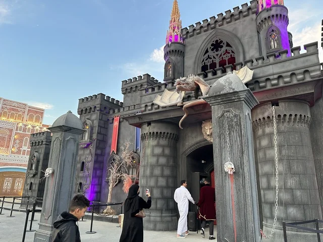 Global City January 2026 on the shores of the Arabian Gulf and Lake Sehat in the Eastern Province of Dammam, a famous entertainment landmark in the Kingdom of Saudi Arabia, experience the diverse cultures of the country, a place to enjoy quality time with family, a seasonal entertainment and cultural destination.