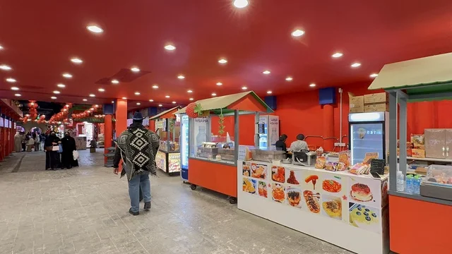 The Chinese Wing Market, experience the culture of different countries, a tourist and entertainment attraction, activating tourism and economic movement, the global city January 2026 on the shores of the Arabian Gulf and Lake Sehat in the Eastern Province of Dammam, a place to spend enjoyable time with family.