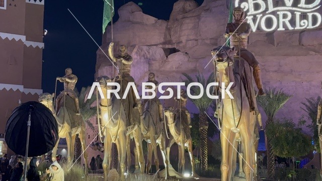 بوليفارد الرياض في شمال الرياض في المملكة العربية السعودية، مكان ترفيهي عائلي، وجهة ترفيهية ضخمة، تجربة تجمع بين التسوق والترفيه والمأكولات العالمية والمحلية، من11 أكتوبر 2025 حتى 2 مايو 2026