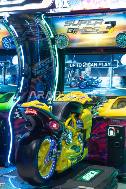 جهاز ألعاب أركيد سوبر بايكس 3 بالنيون