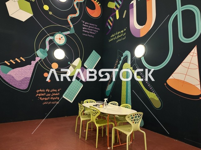 الهندسة الاندلسية في معرض الطاقة فى مركز الملك عبدالعزيز الثقافي العالمي ( إثراء ) بالظهران ، المنطقة الشرقية، المملكة العربية السعودية، يوم 19 من يناير 2026 ، فعالية تسلط الضوء على مصادر الطاقة والتقنيات الحديثة، معروضات تعليمية وتجارب علمية مبتكرة، محتوى تعريفي يربط بين الاستدامة والابتكار، أجواء ثقافية ملهمة تناسب جميع الفئات.