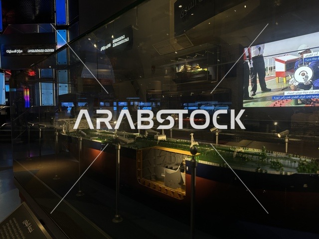 شاشة الكترونية حديثة  في معرض الطاقة فى مركز الملك عبدالعزيز الثقافي العالمي ( إثراء ) بالظهران ، المنطقة الشرقية، المملكة العربية السعودية، يوم 19 من يناير 2026 ، فعالية تسلط الضوء على مصادر الطاقة والتقنيات الحديثة، معروضات تعليمية وتجارب علمية مبتكرة، محتوى تعريفي يربط بين الاستدامة والابتكار، أجواء ثقافية ملهمة تناسب جميع الفئات.