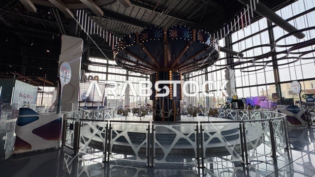 A comprehensive urban destination for walking, entertainment, and shopping, Yo Walk complex in Jeddah, Saudi Arabia, February 15, 2024, an open walkway with a modern design, international and local restaurants and cafes, diverse brands, the exterior design of the Sinomi Mall building, outdoor seating and social spaces, vibrant family and youth atmosphere.