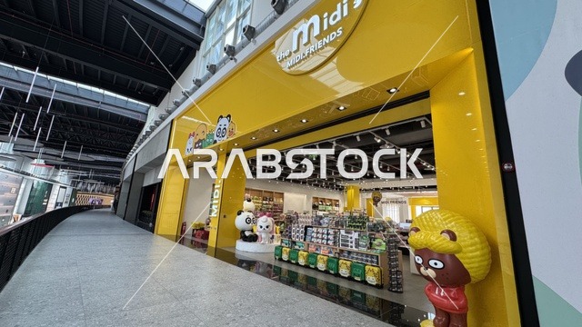 علامة ذا ميدي التجارية بمجمع يو ووك فى مدينة جدة، المملكة العربية السعودية، 15 من  فبراير 2024، ممشى مفتوح بتصميم عصري، مطاعم ومقاهي عالمية ومحلية، وجهة حضرية متكاملة للمشي والترفيه والتسوق،  جلسات خارجية ومساحات اجتماعية، أجواء عائلية وشبابية نابضة بالحياة.