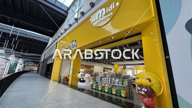 علامة ذا ميدي التجارية بمجمع يو ووك فى مدينة جدة، المملكة العربية السعودية، 15 من  فبراير 2024، ممشى مفتوح بتصميم عصري، مطاعم ومقاهي عالمية ومحلية، وجهة حضرية متكاملة للمشي والترفيه والتسوق،  جلسات خارجية ومساحات اجتماعية، أجواء عائلية وشبابية نابضة بالحياة.