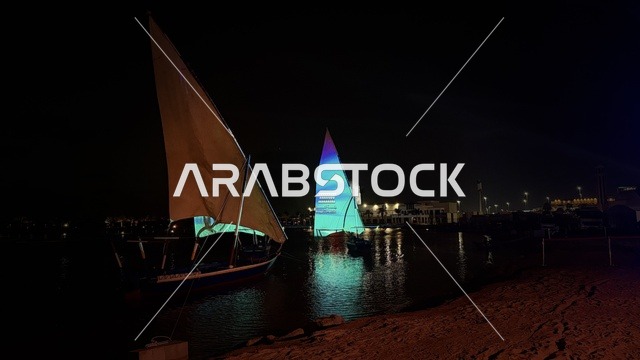 عروض لمراحل بناء السفن التقليدية والأدوات والمواد المستخدمة،  التراث البحري والهوية الساحلية، الأنشطة التفاعلية والعروض الثقافية، مهرجان السفن الخشبية على شاطئ الحمراء بجدة في المملكة العربية السعودية 12 إلى 16 يناير 2026