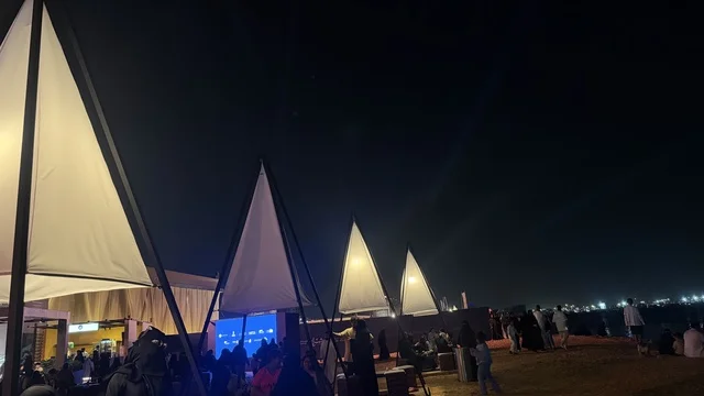 The Wooden Ships Festival on the Al-Hamra Beach in Jeddah, Saudi Arabia, from January 12 to 16, 2026, celebrating maritime heritage and coastal identity, with interactive activities and cultural performances, showcasing the stages of traditional shipbuilding and the tools and materials used.