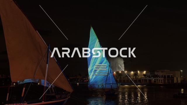 Offers for the stages of traditional shipbuilding, tools and materials used, maritime heritage and coastal identity, interactive activities and cultural performances, the wooden ships festival on the Al-Hamra beach in Jeddah, Saudi Arabia from January 12 to 16, 2026.