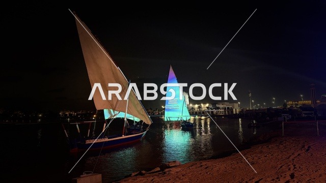 عروض لمراحل بناء السفن التقليدية والأدوات والمواد المستخدمة،  التراث البحري والهوية الساحلية، الأنشطة التفاعلية والعروض الثقافية، مهرجان السفن الخشبية على شاطئ الحمراء بجدة في المملكة العربية السعودية 12 إلى 16 يناير 2026