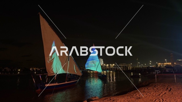 التراث البحري والهوية الساحلية، الأنشطة التفاعلية والعروض الثقافية، مهرجان السفن الخشبية على شاطئ الحمراء بجدة في المملكة العربية السعودية 12 إلى 16 يناير 2026، عروض لمراحل بناء السفن التقليدية والأدوات والمواد المستخدمة