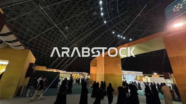 Visitors gathered at the Gold and Jewelry Exhibition in Jeddah, Saudi Arabia, on January 12, 2026, a specialized commercial event that brings together the most prominent gold and jewelry houses, featuring local and international brands, the latest trends in gold crafts and gemstones, an upscale atmosphere, and a unique shopping experience for luxury enthusiasts.