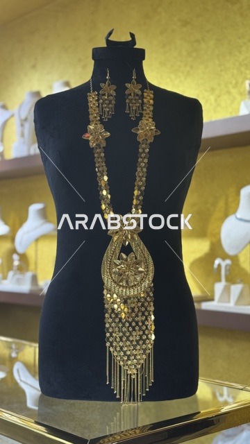 أحدث صيحات المشغولات الذهبية  في معرض الذهب والمجوهرات بمدينة جدة، المملكة العربية السعودية، يوم 12 من يناير 2026 ، فعالية تجارية متخصصة تجمع أبرز دور الذهب والمجوهرات،  مشاركة علامات تجارية محلية وعالمية ،أجواء راقية وتجربة تسوق مميزة لعشاق الفخامة.