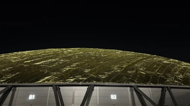 التصميم الخارجي لمركز جدة سويردوم،  معرض الذهب والمجوهرات بمدينة جدة، المملكة العربية السعودية، يوم 12 من يناير 2026 ، فعالية تجارية متخصصة تجمع أبرز دور الذهب والمجوهرات، مشاركة علامات تجارية محلية وعالمية،  أجواء راقية وتجربة تسوق مميزة لعشاق الفخامة.