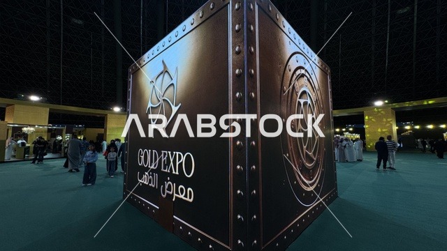 Visitors will gather at the Gold and Jewelry Exhibition at Jeddah Superdome, Jeddah, Saudi Arabia, on January 12, 2026. This specialized commercial event brings together the most prominent gold and jewelry houses, the latest trends in gold crafts and gemstones, featuring local and international brands, with an upscale atmosphere and a unique shopping experience for luxury enthusiasts.