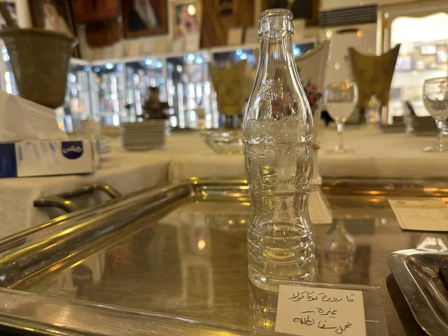 Rare artifacts at the Al-Falwah and Al-Jawhara Museum in the Al-Nuzha neighborhood of Dammam, Eastern Province, Kingdom of Saudi Arabia, on February 21, 2018, a distinctive educational and tourist destination, documenting handicrafts and Saudi identity, halls for displaying Saudi heritage, Islamic art, classic cars, a heritage and cultural landmark showcasing the history of traditional clothing and jewelry.