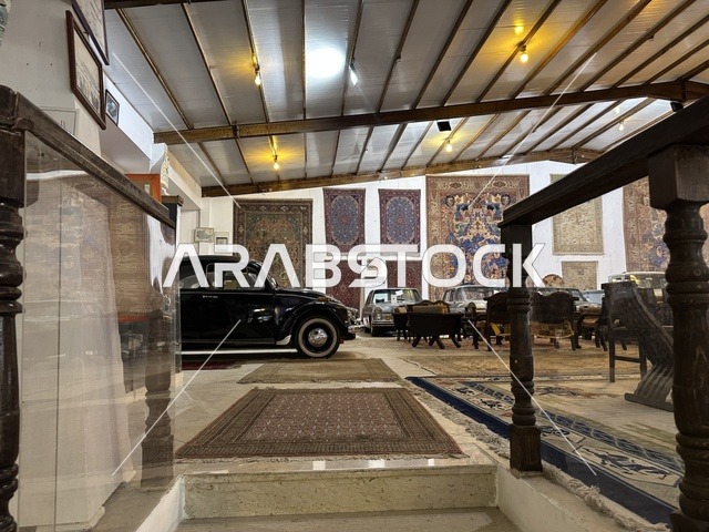 The classic cars section of the Al-Falwah and Al-Jawhara Museum in the Al-Nuzha neighborhood of Dammam, Eastern Province, Saudi Arabia, on February 21, 2018, is a distinctive educational and tourist destination, documenting handicrafts and Saudi identity, with halls showcasing Saudi heritage, Islamic art, rare collectibles, and a cultural heritage site displaying the history of traditional clothing and jewelry.