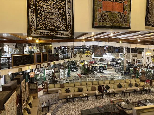 A traditional meeting room at the Al-Falwah and Al-Jawhara Museum in the Al-Nuzha neighborhood of Dammam, Eastern Province, Saudi Arabia, on February 21, 2018. A distinctive educational and tourist destination, documenting handicrafts and Saudi identity, halls for showcasing Saudi heritage, classic cars, a heritage and cultural landmark displaying the history of traditional clothing and jewelry, Islamic art.