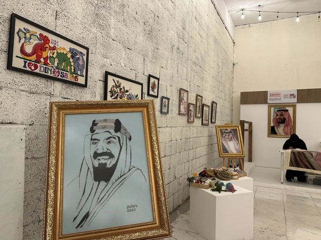 Image of the Kings of the Kingdom of Saudi Arabia at the "Life of the Past" event in Hayat Plaza Markets in Dammam City, Eastern Province, on January 9, 2026. A heritage event in winter, simulating the details of ancient life and the lifestyle of the ancestors.