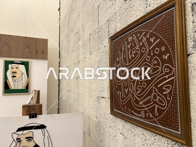 صورة ملوك المملكة العربية السعودية في فعالية حياة زمان في أسواق الحياة بلازا في مدينة الدمام بالمنطقة الشرقية 9 يناير 2026 ، فعالية تراثية في فصل الشتاء، محاكاة تفاصيل الحياة القديمة ونمط حياة الأجداد