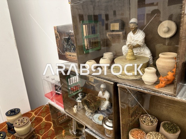 محاكاة تفاصيل الحياة القديمة ونمط حياة الأجداد، فعالية حياة زمان في أسواق الحياة بلازا في مدينة الدمام بالمنطقة الشرقية 9 يناير 2026 ، فعالية تراثية في فصل الشتاء