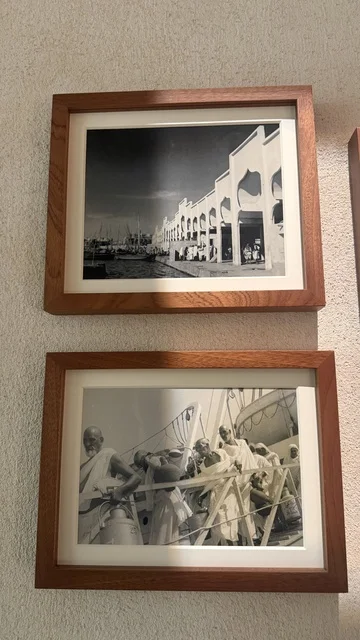 An exhibition of an old photograph at the Red Sea Museum in Jeddah, in the historic Bab Al-Bont building in historic Jeddah, on January 17, 2026. A modern cultural landmark, exploring the history of the region, showcasing rare artifacts that tell the historical story of the Red Sea.