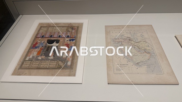 A rare artifact, exploring the history of the region, the Red Sea Museum in Jeddah in the historic Bab Al-Bont building in historic Jeddah on January 17, 2026, a modern cultural landmark, showcasing rare collections that tell the historical story of the Red Sea.