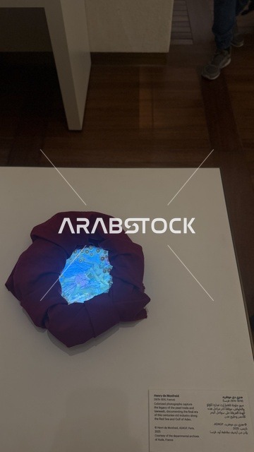 A rare artifact, exploring the history of the region, the Red Sea Museum in Jeddah in the historic Bab Al-Bont building in historic Jeddah on January 17, 2026, a modern cultural landmark, showcasing rare collections that tell the historical story of the Red Sea.