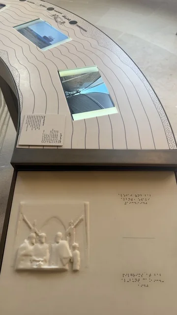 An old picture of the port, showcasing rare artifacts that tell the historical story of the Red Sea, exploring the history of the region, the Red Sea Museum in Jeddah in the historic Bab Al-Bont building in historic Jeddah, January 17, 2026, a modern cultural landmark.