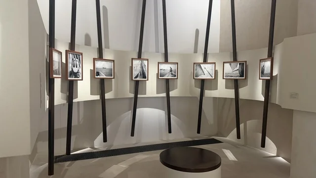 A rare old photo, showcasing rare artifacts that tell the historical story of the Red Sea, exploring the history of the region, the Red Sea Museum in Jeddah in the historic Bab Al-Bont building in historic Jeddah, January 17, 2026, a modern cultural landmark.